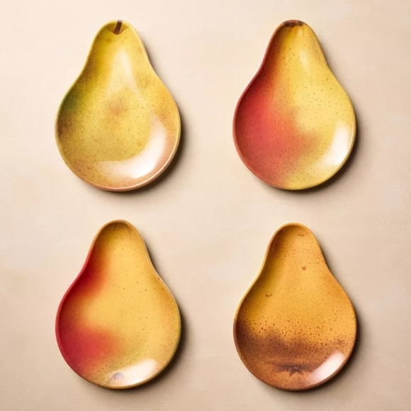 John Derian Pear Plates - Picture 1 of 2